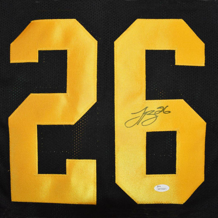 Le'Veon Bell Signed Pittsburgh Color Rush Football Jersey (JSA) — RSA