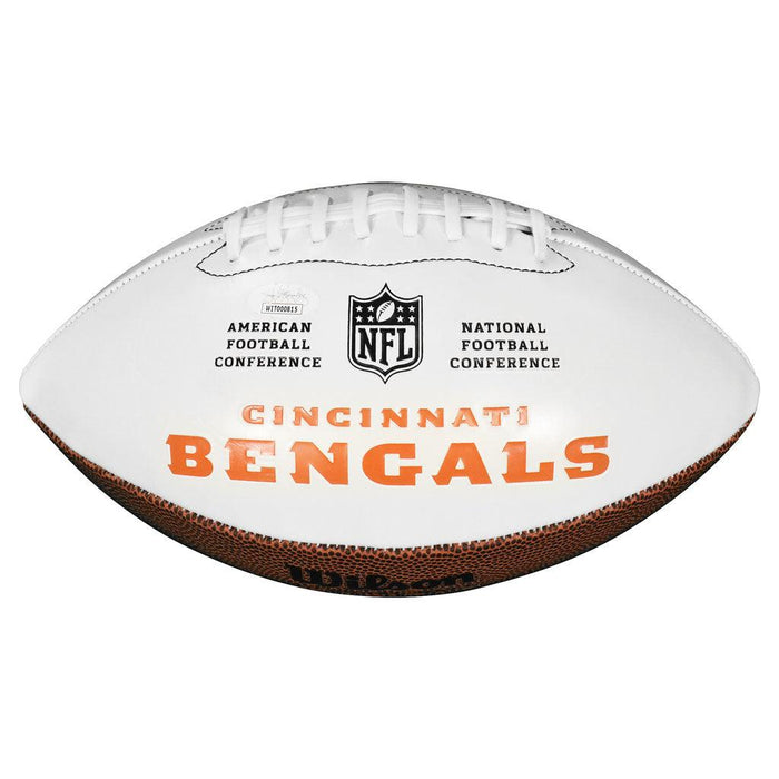 Jeff Blake Signed Cincinnati Bengals Official NFL Team Logo Football (JSA) - RSA