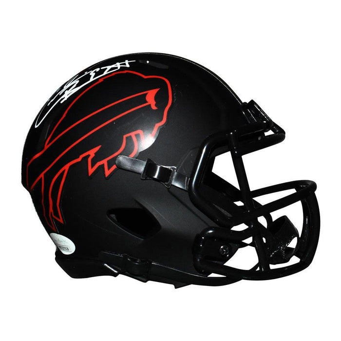 Cornelius Bennett Signed Buffalo Bills Eclipse Speed Mini Replica Football Helmet (JSA) - RSA