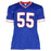 Cornelius Bennett Signed Buffalo Blue Football Jersey (JSA) - RSA
