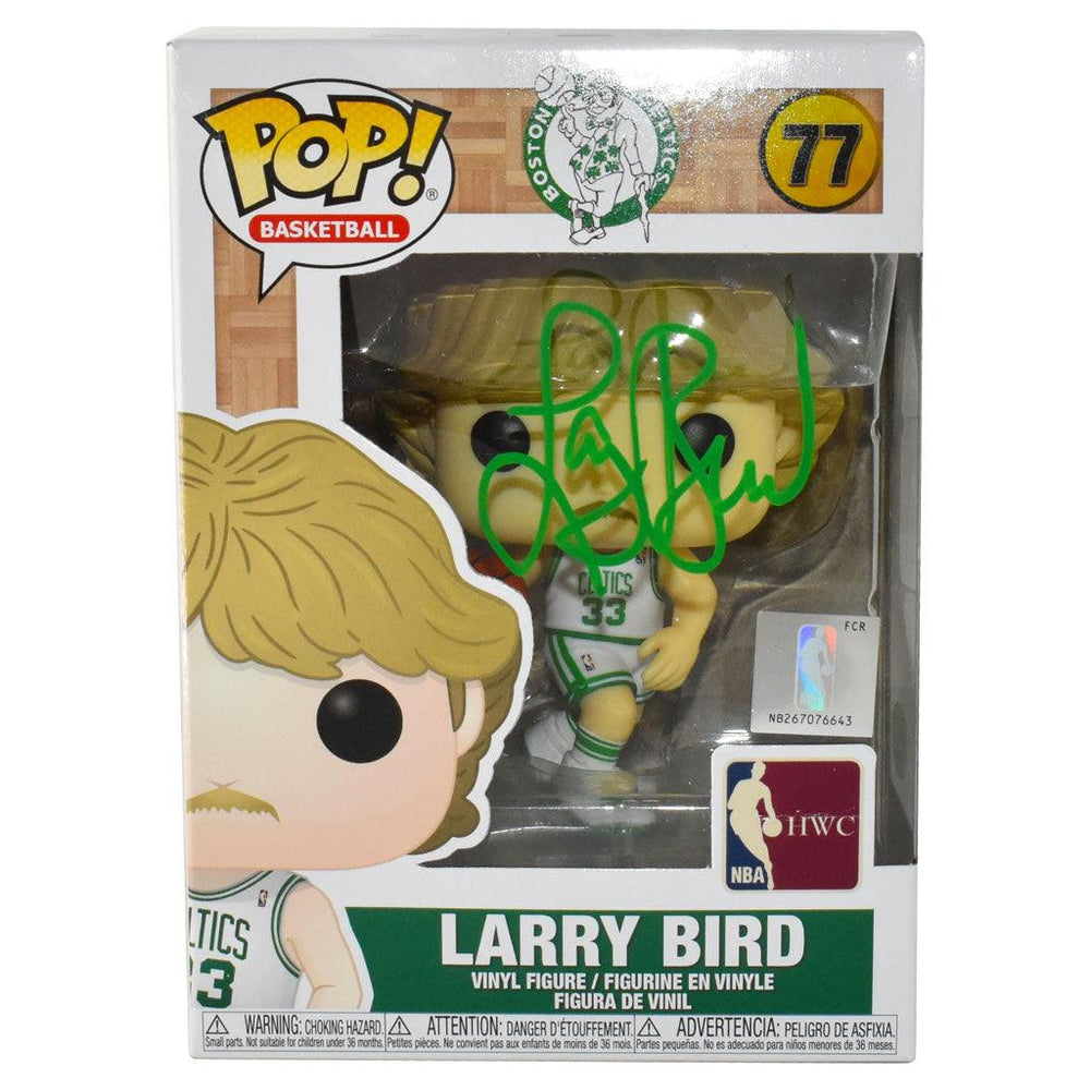 Larry Bird Signed Boston Celtics NBA Funko POP Vinyl Figure (JSA) - RSA