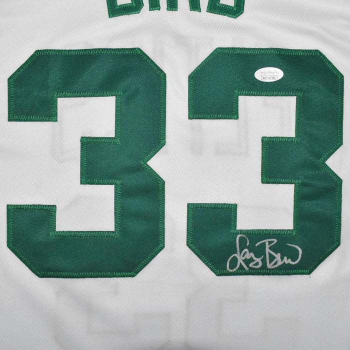 Larry Bird Signed Boston Pro White Basketball Jersey (JSA) - RSA