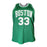 Larry Bird Signed Boston Green Basketball Jersey (JSA) - RSA