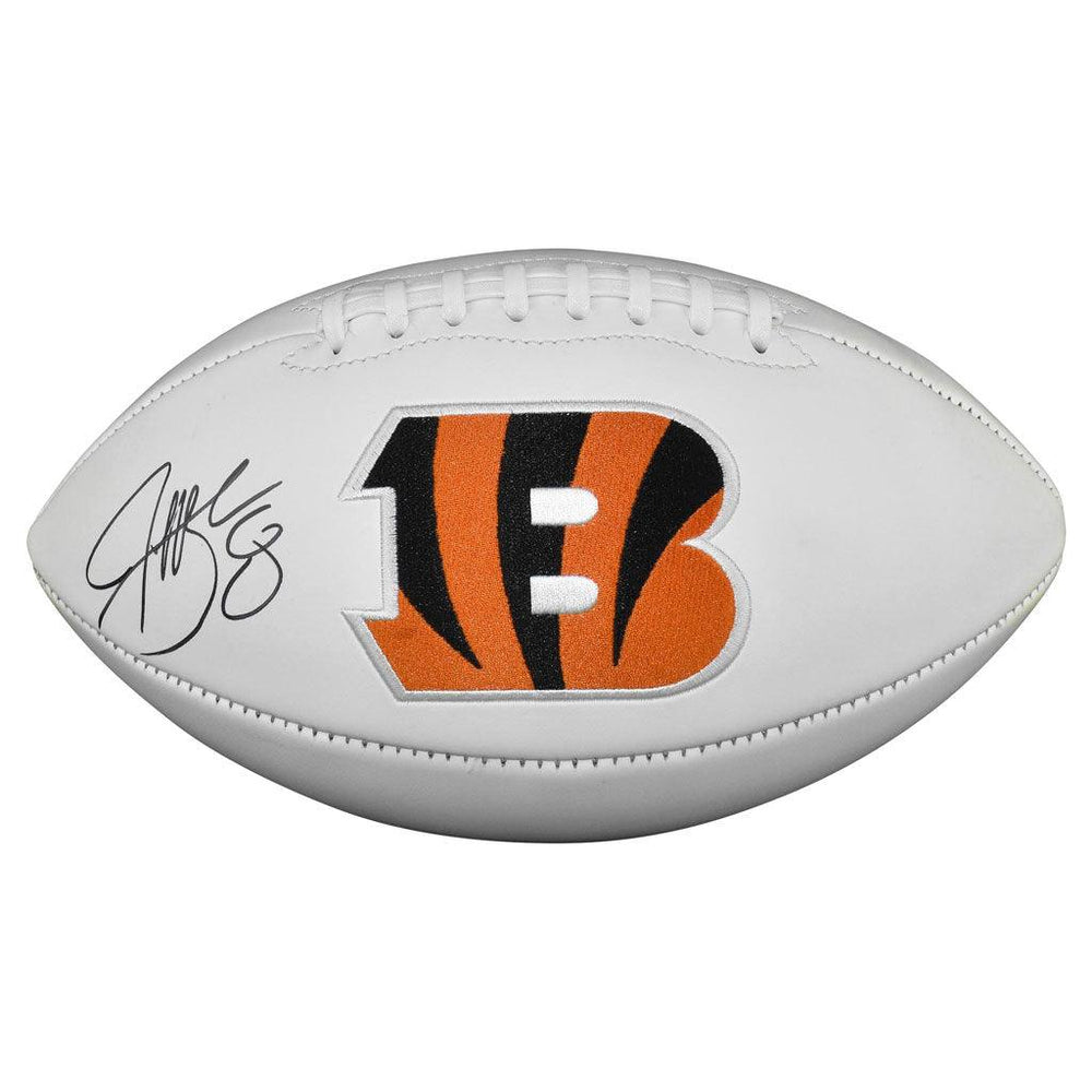 Jeff Blake Signed Cincinnati Bengals Official NFL Team Logo Football (JSA) - RSA