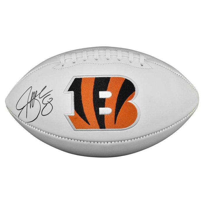Jeff Blake Signed Cincinnati Bengals Official NFL Team Logo Football (JSA) - RSA