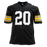 Rocky Bleier Signed SB IX, X, XIII, XIV Pro Edition Black Football Jersey (JSA) - RSA