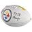 Rocky Bleier Signed Pittsburgh Steelers Logo Football 4x SB Champ Inscription (JSA) - RSA