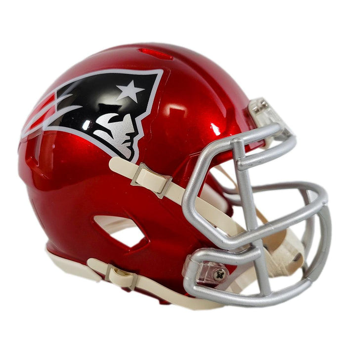 LeGarrette Blount Signed New England Patriots Flash Speed Mini Replica Football Helmet (JSA) - RSA