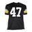 Mel Blount Signed Pro-Edition Black Football Jersey (JSA) - RSA