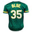 Vida Blue Signed 1971 AL MVP CY Inscription Oakland Green Baseball Jersey (JSA) - RSA