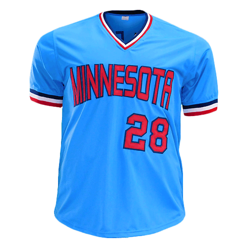 Bert Blyleven Signed Minnesota Pro Style Blue Baseball Jersey (JSA) - RSA
