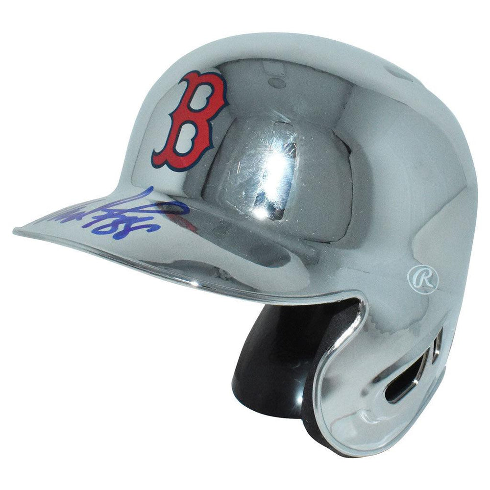 Wade Boggs Signed Boston Red Sox Chrome Mini MLB Baseball Batting Helmet (JSA) - RSA