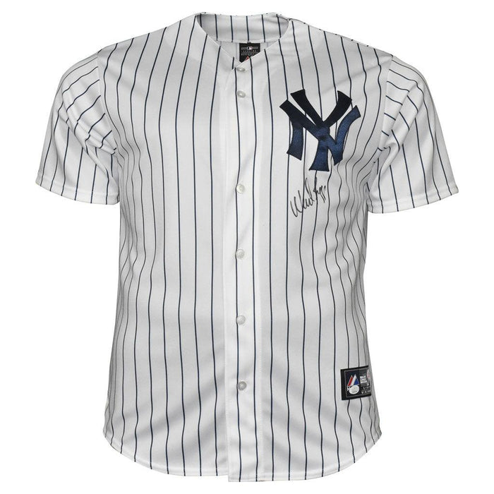 Wade Boggs Signed Authentic New York Yankees Pinstripe Baseball Jersey (JSA) - RSA