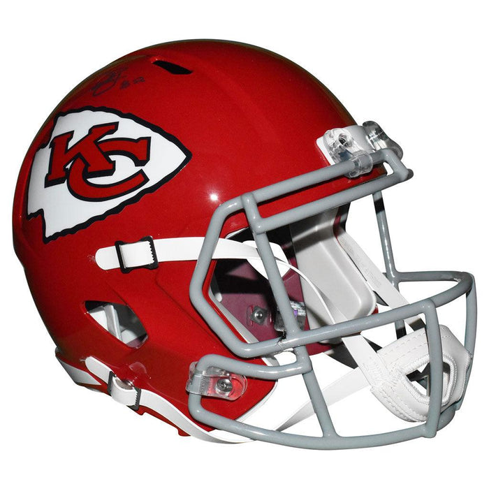 Dwayne Bowe Signed Kansas City Chiefs Speed Full-Size Replica Red Football Helmet (PSA) - RSA