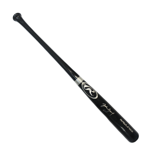 Josh Breaux Autographed Full Size Rawlings Baseball Bat Black (JSA) Yankees Hot Prospect! None on the Market! - RSA