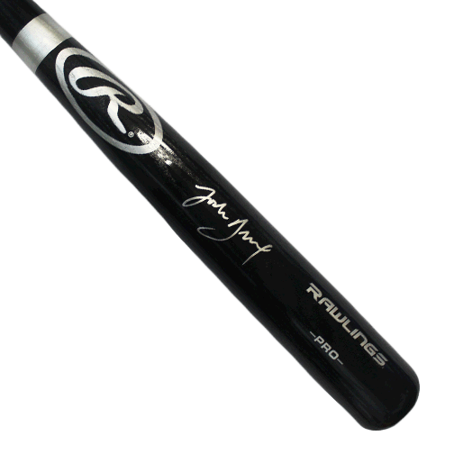 Josh Breaux Autographed Full Size Rawlings Baseball Bat Black (JSA) Yankees Hot Prospect! None on the Market! - RSA