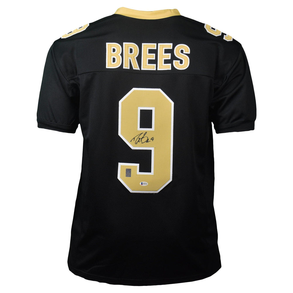 Drew Brees Signed Black Pro Edition Football Jersey (Beckett) - RSA