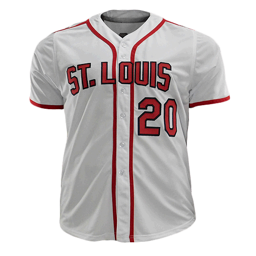Lou Brock Stats Signed St. Louis White Baseball Jersey (JSA) - RSA