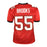 Derrick Brooks Signed HOF 14 Pro-Edition Red Football Jersey (JSA) - RSA