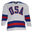 Neal Broten Team USA Autographed Hockey Jersey White (JSA) - RSA