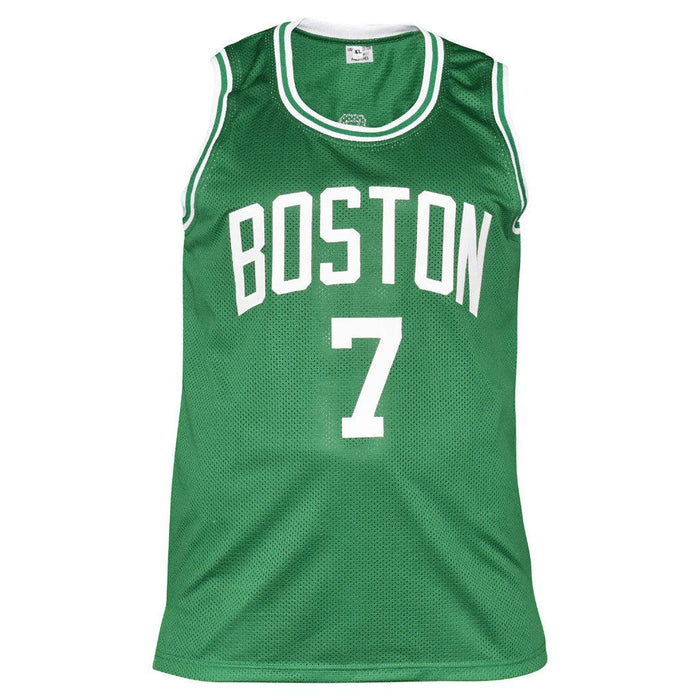 Dee Brown Signed Boston Green Basketball Jersey (JSA) - RSA