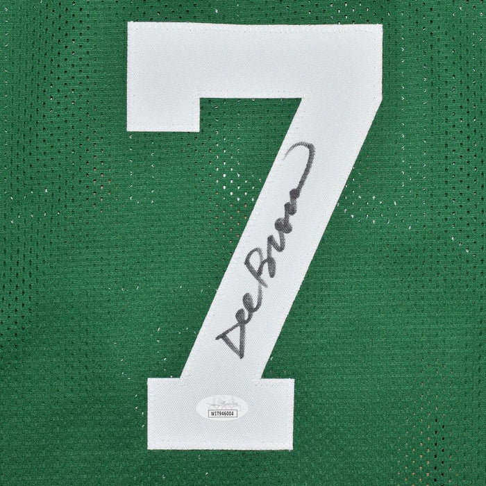 Dee Brown Signed Boston Green Basketball Jersey (JSA) - RSA
