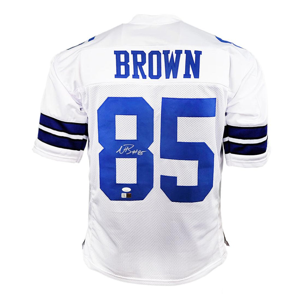 Noah Brown Signed Dallas White Football Jersey (JSA) - RSA