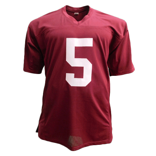 Marquise Brown Autographed Maroon College Football Jersey (JSA) - RSA