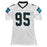Derrick Brown Signed Carolina White Football Jersey (Beckett) - RSA
