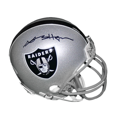 Antonio Brown Autographed Oakland Raiders Mini Football Helmet (JSA) - RSA