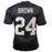 Willie Brown Signed "HOF 84" Inscription Las Vegas Black Football Jersey (JSA) - RSA