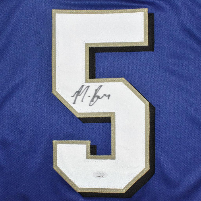 Marquise Brown Signed Baltimore Purple Football Jersey (JSA) — RSA