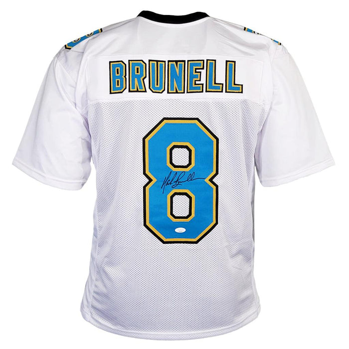 Mark Brunell Signed Jacksonville White Football Jersey (JSA) - RSA