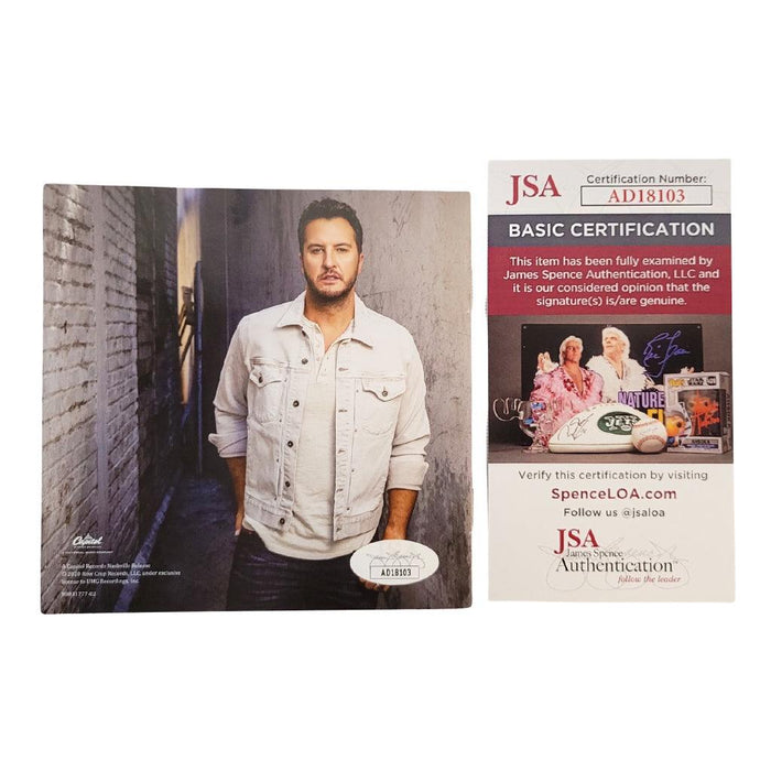 Luke Bryan Signed Born Here Live Here Die Here CD (JSA) - RSA