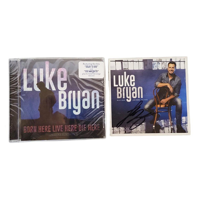 Luke Bryan Signed Born Here Live Here Die Here CD (JSA) - RSA