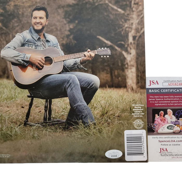 Luke Bryan Signed Born Here Live Here Die Here Vinyl (JSA) - RSA