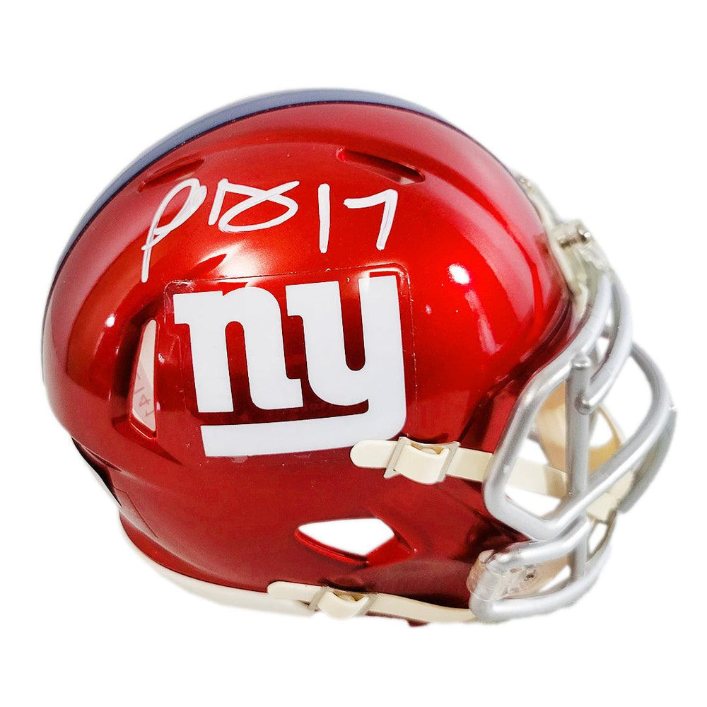 Plaxico Burress Signed New York Giants Flash Speed Mini Replica