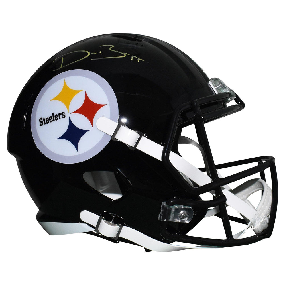Devin Bush Signed Pittsburgh Steelers Full-Size Speed Replica Football Helmet (JSA) - RSA