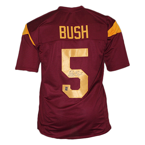 Reggie Bush Autographed College Football Jersey Maroon w/ Bush Hologram - RSA