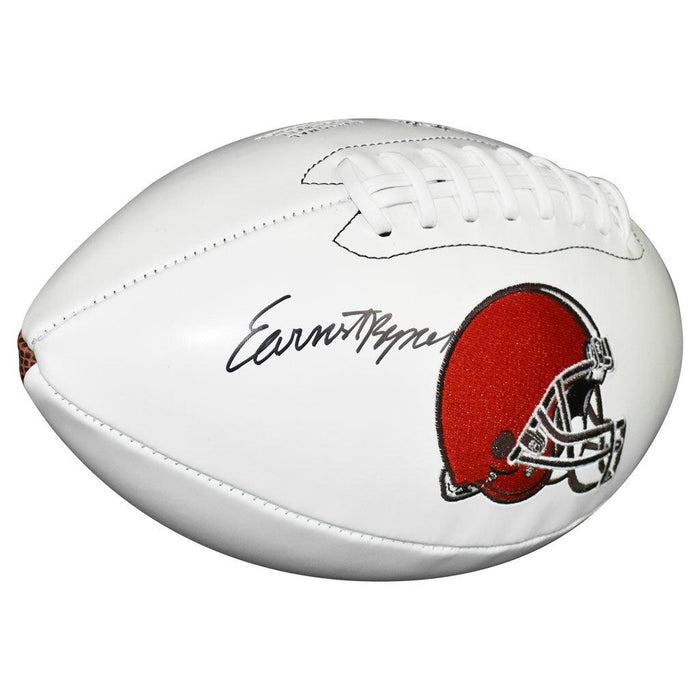 Earnest Byner Signed Cleveland Browns Official NFL Team Logo Football (JSA) - RSA