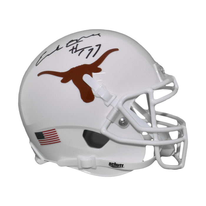 Earl Campbell Signed Texas Longhorns Mini Football Helmet (JSA) Heisman Inscription Included - RSA