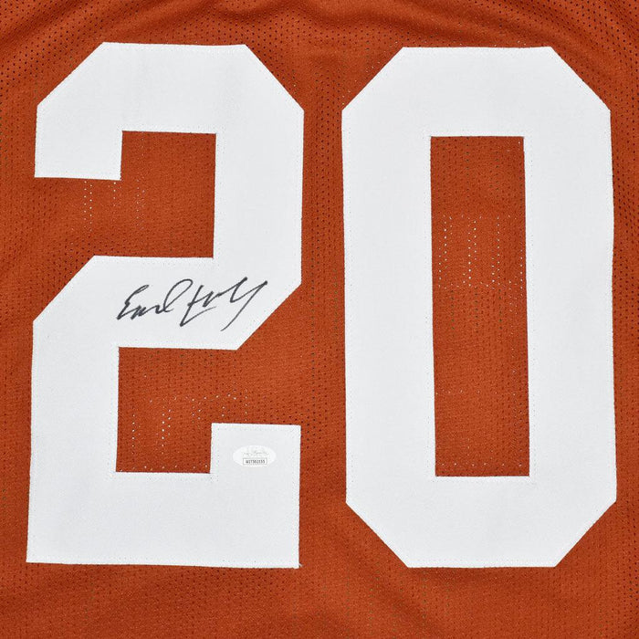 Earl Campbell Signed Texas College Orange Football Jersey (JSA) - RSA