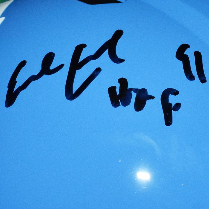 Earl Campbell Signed HOF 91 Inscription Houston Oilers Speed Full-Size Replica 1960-65 Throwback Football Helmet (JSA) - RSA