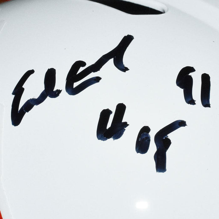 Earl Campbell Signed HOF 91 Inscription Houston Oilers Speed Full-Size Replica Football Helmet (JSA) - RSA