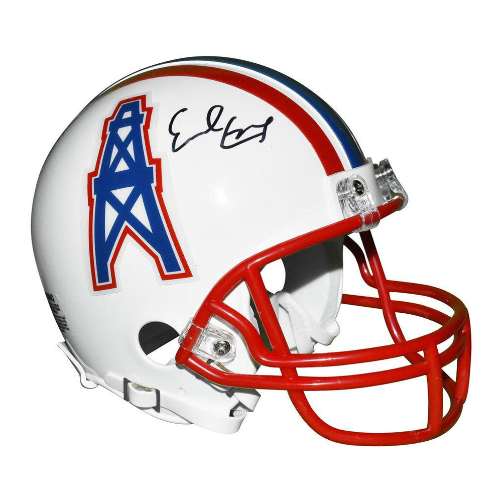 Earl Campbell Signed Houston Oilers Mini Replica Football Helmet (JSA) - RSA