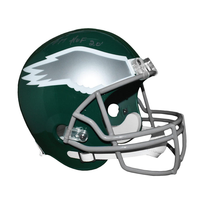 Harold Carmichael Signed Philadelphia Eagles Replica Helmet (JSA) HOF Inscription Included - RSA