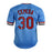 Orlando Cepeda Signed St. Louis Blue Baseball Jersey (JSA) - RSA