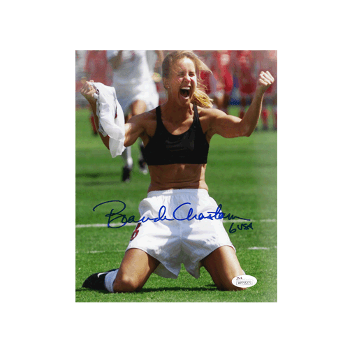 Brandi Chastain Autographed 8 x 10 Photo (JSA) Soccer - RSA