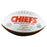 Warren Moon Signed HOF 06 Inscription Kansas City Chiefs Official NFL Team Logo Football (JSA) - RSA