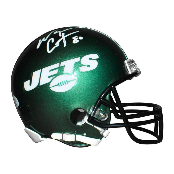 Wayne Chrebet Signed New York Jets Mini Replica Green Football Helmet (JSA) - RSA